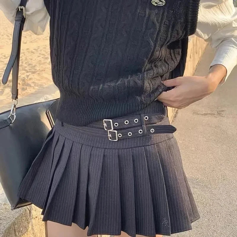Blair Pleated Mini Skirt