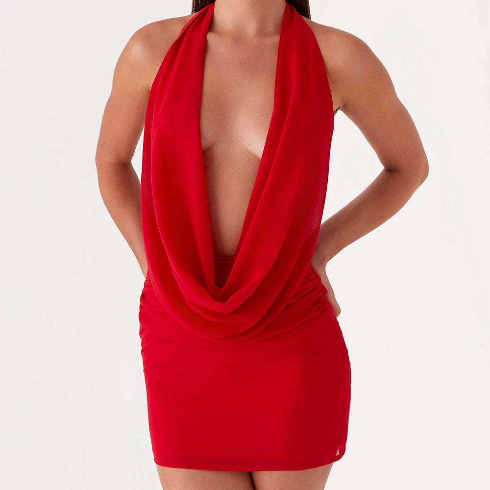 Amara Drape Mini Dress