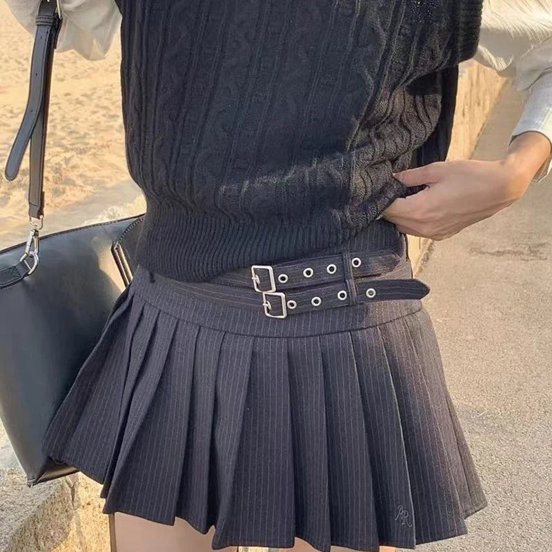 Blair Pleated Mini Skirt